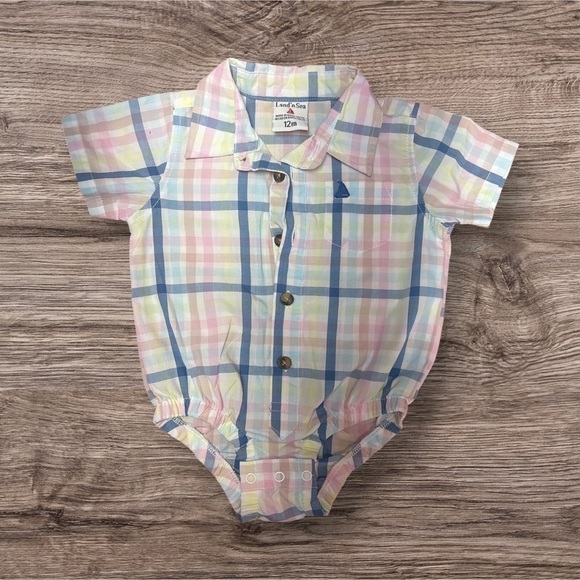 Bundle of 2 for little boy Lands' End Kids Plaid Camisole - Multicolor - Picture 3 of 7